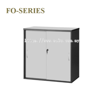 Low Sliding Door Cabinet - 2 Tiers (FO Series)