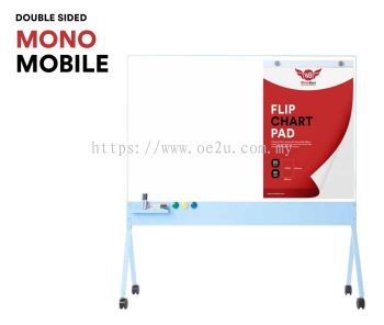 MONO MOBILE Double Sided Whiteboard Flipchart