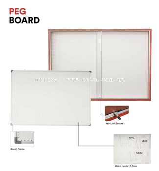 Aluminium Frame PEG Board