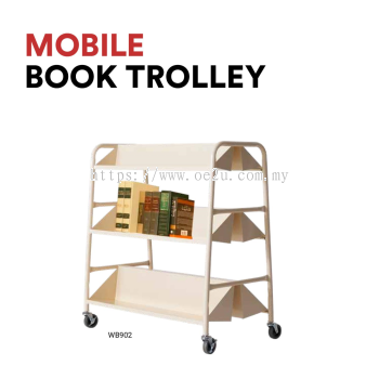 Mobile Book Trolley (WB902)