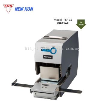 NEW KON PEF-15 Electric Perforator (Single Line Fixed Perforation: DIBAYAR)