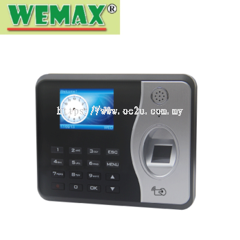 WEMAX WE-68 Plus Plus Fingerprint Time Recorder (NO Software Needed, WiFi Connection & Optional Cloud Based)