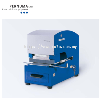 PERNUMA Perfoset E/T - 1 Line Electric Text Perforator (Made in Germany)