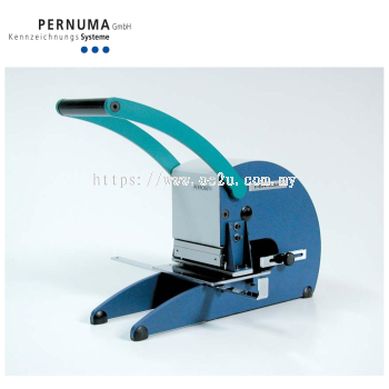 PERNUMA Perfoset I/T - 1 Line Manual Text Perforator (Made in Germany)