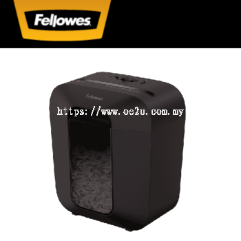 Fellowes LX25 Home/Small Office Cross-Cut Paper Shredder (Shred Capacity: 6 Sheets ; Cross Cut: 4x37mm ; Bin Capacity: 11.5 Liters)