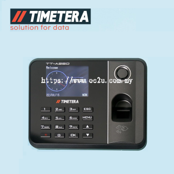 TIMETERA A250 Fingerprint Time Recorder (NO Software Needed)