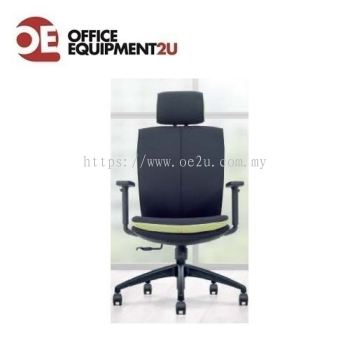 Presidential High Back Fabric Chair c/w Nylon Rocket Base (HYBRIS Series)