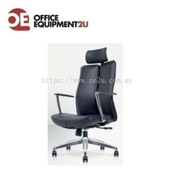 Presidential High Back PU Chair c/w Metal Rocket Base (THALASSA Series)