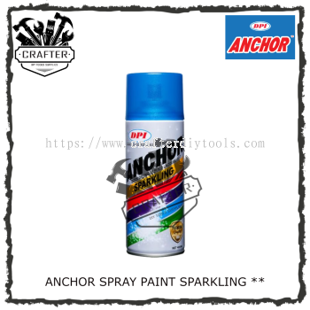 ANCHOR Spray Paint / Aerosol Spray / Sparkling Colour (** 2 Star) 400ml