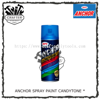 ANCHOR Spray Paint / Aerosol Spray / Candytone Candy Tone Colour (* 1 Star) 400ml