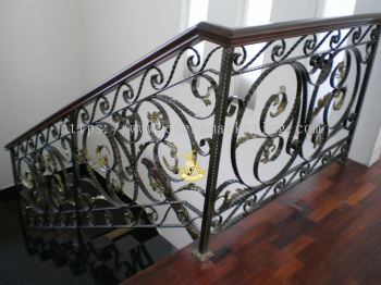 WIST 04- Wrought Iron Staircase Railing