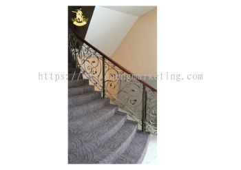 WIST 09- Wrought Iron Staircase Railing