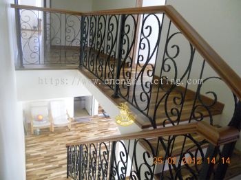 WIST 10- Wrought Iron Staircase Railing