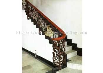 WIST 13- Wrought Iron Staircase Railing