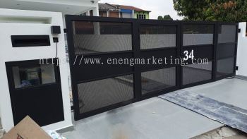 MSG 66-Expanded Metal Folding Gate