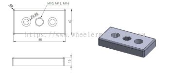 M10, M12, M16 End Plate 