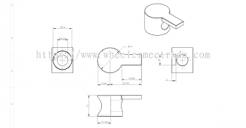 I Connector for Aluminium Profile P8 Series 