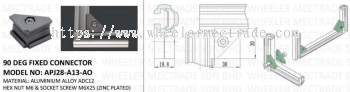 APJ-A13-AO 90 DEG FIXED CONNECTOR
