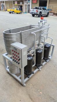Anti rust sus304l fully stainless steel condensor / heat exchanger and multi layer bending cooling coil