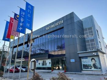 SKYWORTH STAINLESS STEEL 3D BOXUP LED FRONTLITT SUPPLY AT SUBANG | SUNWAY | SUBANG JAYA | PUCHONG