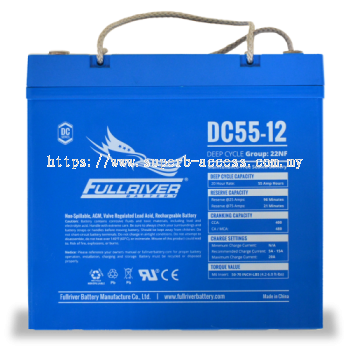 DC55-12 Deep-Cycle AGM Battery