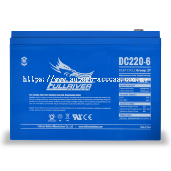 DC220-6 Deep-Cycle AGM Battery