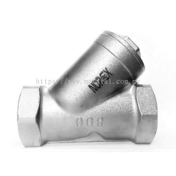 NOREX Stainless Steel Y-Strainer - Threaded