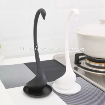 Swan spoon (black&white/set) 511998 