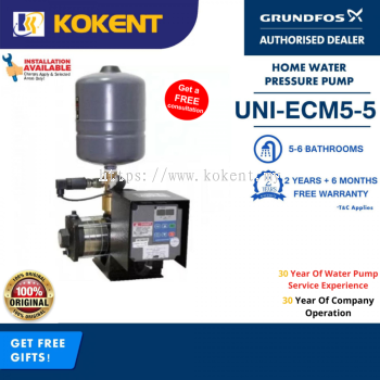 GRUNDFOS VARIABLE SPEED BOOSTER PUMP UNI-E CM5-5 (CMBE5-62)