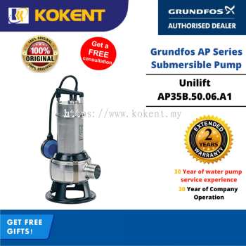 Grundfos Unilift AP35B.50.06.A1 Auto Submersible Pump