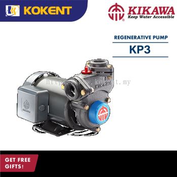 KIKAWA KP3 HIGH SPEED REGENERATIVE PUMP KP3