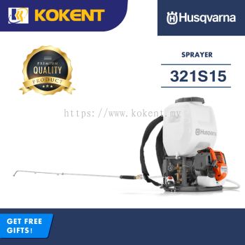 HUSQVARNA PETROL KNAPSACK SPRAYER 321S15 25cc 0.7kW 15L Tank Capacity 9.2kg