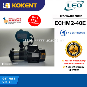 LEO HORIZONTAL MULTISTAGE WATER PUMP ECHM2-40E (1-3 BATHROOMS)