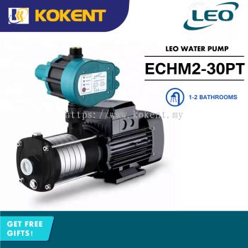 LEO HORIZONTAL MULTISTAGE WATER PUMP ECHM2-30PT (1-2 BATHROOMS)