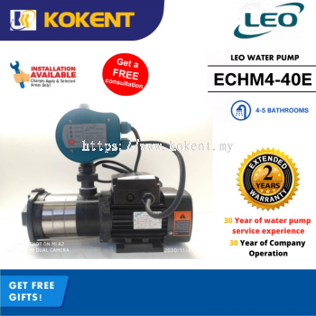 LEO BOOSTER HOME WATER PUMP ECHM4-40E (4-5 BATHROOMS)