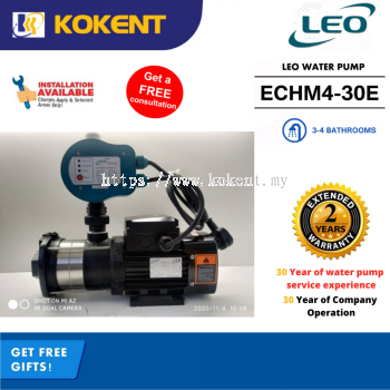 LEO BOOSTER HOME WATER PUMP ECHM4-30E (3-4 BATHROOMS)