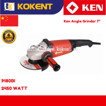 Ken Electric Angle Grinder 7" 9180BI