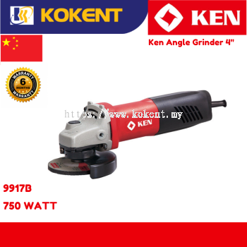 Ken Electric Angle Grinder 4" 9917B