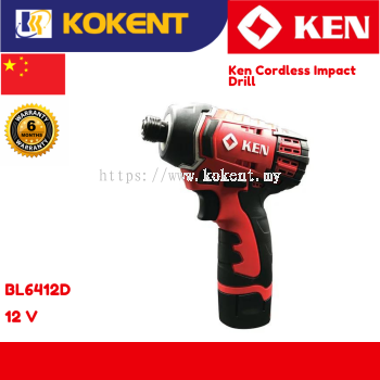 Ken Cordless Impact Drill 12V BL6412D