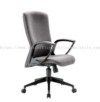 IKENO FABRIC MEDIUM BACK OFFICE CHAIR - Office Furniture Shop Fabric Office Chair | Fabric Office Chair IPC Shopping Centre | Fabric Office Chair IKEA Damansara | Fabric Office Chair Megan Avenue