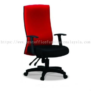 PANCO FABRIC HIGH BACK OFFICE CHAIR - Top 10 Best Value Fabric Office Chair | Fabric Office Chair KL Eco City | Fabric Office Chair The Garden | Fabric Office Chair IKEA Cheras