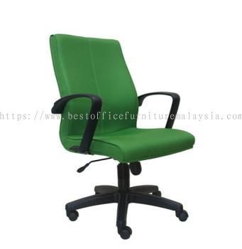 FUSION FABRIC MEDIUM BACK OFFICE CHAIR - Year End Sale Fabric Office Chair | Fabric Office Chair Taman Puchong Utama | Fabric Office Chair Taman Perindustrian Puchong | Fabric Office Chair Southgate Commercial centre