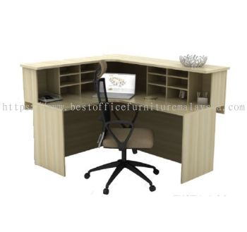 EXTON RECEPTION COUNTER OFFICE TABLE - hot item | reception counter office table banting | reception counter office table port klang | reception counter office table the grange ampang walk