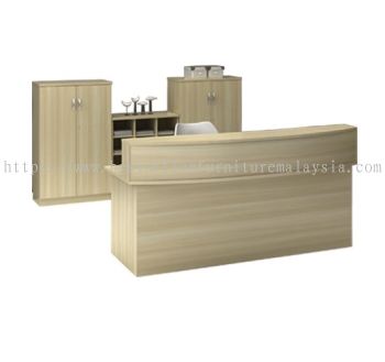 EXTON RECEPTION COUNTER OFFICE TABLE - hot item | reception counter office table bandar botanik | reception counter office table bandar baru klang | reception counter office table wisma central 