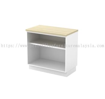 WOODEN OFFICE SIDE CABINET OPEN SHELF CHERAS SELANGOR