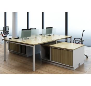MUPHI CLUSTER OF 4 OFFICE PARTITION WORKSTATION - Top 10 Must Have Partition Workstation | Partition Workstation Subang SS15 | Partition Workstation Subang SS16 | Partition Workstation Bandar Teknologi Kajang