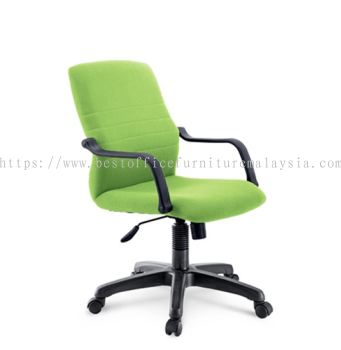 HOLA FABRIC LOW BACK OFFICE CHAIR - Top 10 Best Design Fabric Office Chair | Fabric Office Chair Bandar Bukit Tinggi | Fabric Office Chair I-City | Fabric Office Chair Bukit Bintang City Centre