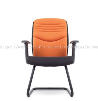 SALVIA FABRIC VISITOR ARM OFFICE CHAIR - Office Chair 365 Days Warranty Fabric Office Chair | Fabric Office Chair Sunway Damansara | Fabric Office Chair Tropicana Garden Mall | Fabric Office Chair Chan Sow Lin