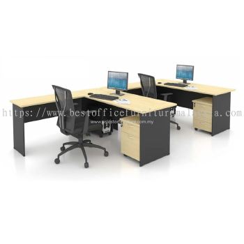 5 FEET OFFICE TABLE | COMPUTER TABLE | STUDY TABLE C/W SIDE TABLE AND DRAWER 1D1F SET - Office Table Kota Kemuning | Office Table Klang | Office Table Putra Jaya | Office Table Cyber Jaya
