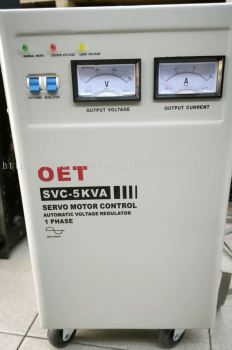 OET SVC-5000 Automatic Voltage Stabiliser
